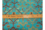 Upholstery Fabric, Kilim Design Fabric, Turkish Turquoise Blue Kilim Pattern Fabric, Turkish Fabric By the Yards,Jacquard Fabric Upholstery Fabric, Kilim Design Fabric, Turkish Turquoise Blue Kilim Pattern Fabric, Turkish Fabric By the Yards,Jacquard Fabric
