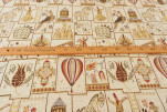 Upholstery Fabric, Turkish Fabric By the Meter, By the Yard, Beige Dream Pattern Jacquard Chenille Upholstery Fabric Upholstery Fabric, Turkish Fabric By the Meter, By the Yard, Beige Dream Pattern Jacquard Chenille Upholstery Fabric