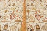 Upholstery Fabric, Turkish Fabric By the Meter, By the Yard, Beige Dream Pattern Jacquard Chenille Upholstery Fabric Upholstery Fabric, Turkish Fabric By the Meter, By the Yard, Beige Dream Pattern Jacquard Chenille Upholstery Fabric