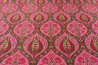 Upholstery Fabric, Turkish Fabric By the Meter, By the Yard, Pink Tulip Pattern Jacquard Chenille Upholstery Fabric