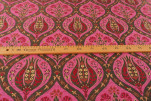 Upholstery Fabric, Turkish Fabric By the Meter, By the Yard, Pink Tulip Pattern Jacquard Chenille Upholstery Fabric Upholstery Fabric, Turkish Fabric By the Meter, By the Yard, Pink Tulip Pattern Jacquard Chenille Upholstery Fabric