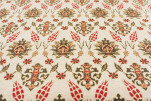 Upholstery Fabric, Turkish Fabric By the Meter, By the Yard, Beige Tulip Pattern Chenille Upholstery Fabric Upholstery Fabric, Turkish Fabric By the Meter, By the Yard, Beige Tulip Pattern Chenille Upholstery Fabric