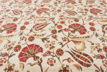 Upholstery Fabric, Chenille Fabric, Turkish Beige Carnation Pattern Fabric, Turkish Fabric By the Yard, Bohemian Jacquard Fabric Upholstery Fabric, Chenille Fabric, Turkish Beige Carnation Pattern Fabric, Turkish Fabric By the Yard, Bohemian Jacquard Fabric