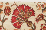 Upholstery Fabric, Chenille Fabric, Turkish Beige Carnation Pattern Fabric, Turkish Fabric By the Yard, Bohemian Jacquard Fabric Upholstery Fabric, Chenille Fabric, Turkish Beige Carnation Pattern Fabric, Turkish Fabric By the Yard, Bohemian Jacquard Fabric
