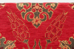 Table Runner, Red Topkapi Palace Tulip Pattern Turkish Jacquard Fabric Table Runner, Fabric Table Linens, Chenille Table Runner Table Runner, Red Topkapi Palace Tulip Pattern Turkish Jacquard Fabric Table Runner, Fabric Table Linens, Chenille Table Runner