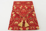 Table Runner, Red Carnation Pattern Turkish Chenille Fabric Table Runner, Fabric Table Linens, Dining Table Runner, Farmhouse Table Runner, Red Carnation Pattern Turkish Chenille Fabric Table Runner, Fabric Table Linens, Dining Table Runner, Farmhouse