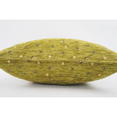 Fabric Pillow,Fabric Pillow 20x20,Pistachio Green Arabian Night Pattern Turkish Jacquard Fabric Pillow, Throw and Lumbar Pillows