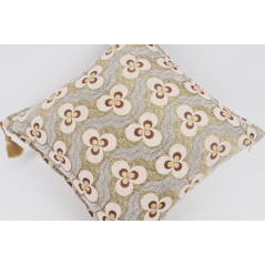 Fabric Pillow,Fabric Pillow 20x20,Beige Tiger Eyes Pattern Turkish Jacquard Fabric Pillow Cover,Throw Pillow,Lumbar Pillows