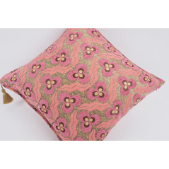 Fabric Pillow,Fabric Pillow 20x20,Pale Pink Tiger Eyes Pattern Turkish Jacquard Fabric Pillow Cover,Throw Pillow,Lumbar Pillows