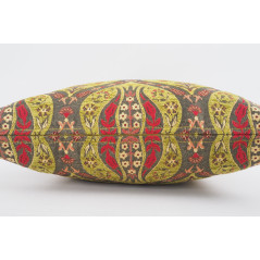 Fabric Pillow,Fabric Pillow 20x20,Pistachio Green Morocco Pattern Turkish Jacquard Fabric Pillow Cover,Lumber Pillow,Sofa Pillow