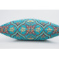 Fabric Pillow,Fabric Pillow 20x20, Turquoise Blue Carnation Pattern Turkish Jacquard Fabric Pillow, Throw Pillow, Lumbar Pillows Fabric Pillow,Fabric Pillow 20x20, Turquoise Blue Carnation Pattern Turkish Jacquard Fabric Pillow, Throw Pillow, Lumbar Pillows