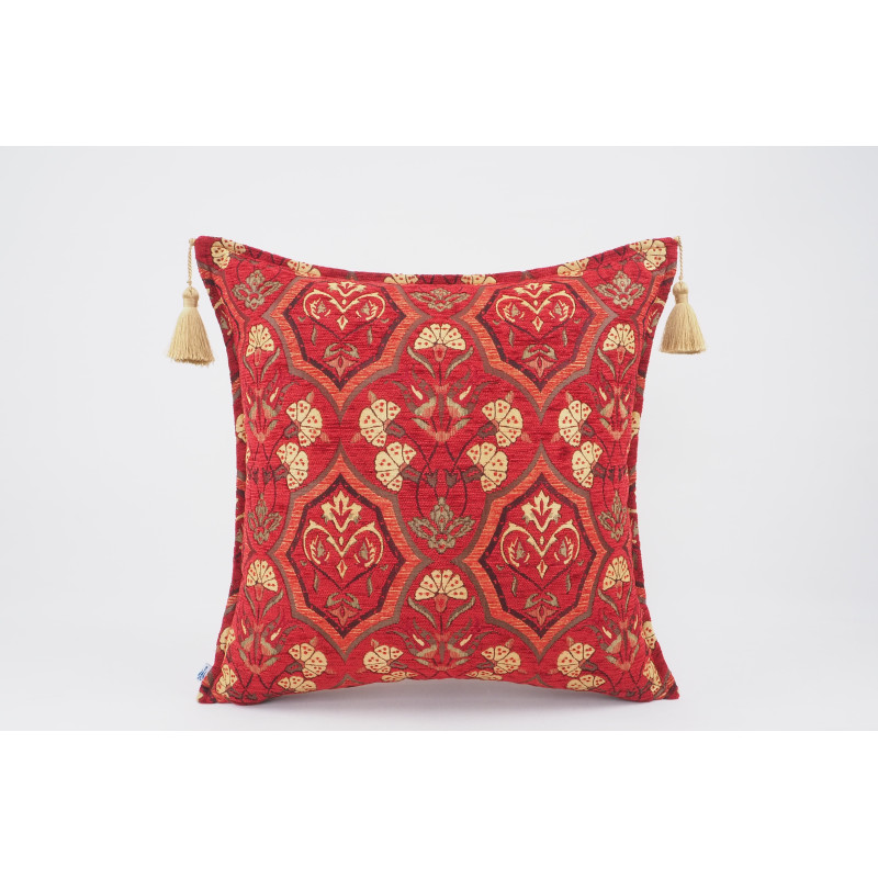 Fabric Pillow,Fabric Pillow 20x20, Red Carnation Pattern Turkish Jacquard Fabric Pillow Cover, Throw Pillow Case, Lumbar Pillows Fabric Pillow,Fabric Pillow 20x20, Red Carnation Pattern Turkish Jacquard Fabric Pillow Cover, Throw Pillow Case, Lumbar Pillows