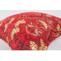 Fabric Pillow,Fabric Pillow 20x20, Red Carnation Pattern Turkish Jacquard Fabric Pillow Cover, Throw Pillow Case, Lumbar Pillows Fabric Pillow,Fabric Pillow 20x20, Red Carnation Pattern Turkish Jacquard Fabric Pillow Cover, Throw Pillow Case, Lumbar Pillows