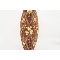 Fabric Pillow,Fabric Pillow 20x20,Brown Carnation Pattern Turkish Jacquard Fabric Pillow Cover,Throw Pillow Case,Lumbar Pillows