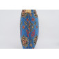 Fabric Pillow, Fabric Pillow 20x20,Navy Blue Topkapi Palace Tulip Pattern Turkish Jacquard Fabric Pillow, Chenille Fabric Pillow