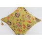 Fabric Pillow, Fabric Pillow 20x20, Pistachio Green Topkapi Palace Tulip Pattern Turkish Jacquard Fabric Pillow, Chenille Pillow Fabric Pillow, Fabric Pillow 20x20, Pistachio Green Topkapi Palace Tulip Pattern Turkish Jacquard Fabric Pillow, Chenille Pillow