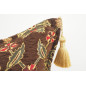 Fabric Pillow, Fabric Pillow 20x20,Brown Topkapi Palace Tulip Pattern Turkish Jacquard Fabric Pillow,Chenille Fabric Pillow Case Fabric Pillow, Fabric Pillow 20x20,Brown Topkapi Palace Tulip Pattern Turkish Jacquard Fabric Pillow,Chenille Fabric Pillow Case