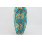 Fabric Pillow, Fabric Pillow 20x20, Turquoise Blue Water Line Tulip Pattern Turkish Jacquard Fabric Pillow, Accent Lumber Pillow Fabric Pillow, Fabric Pillow 20x20, Turquoise Blue Water Line Tulip Pattern Turkish Jacquard Fabric Pillow, Accent Lumber Pillow
