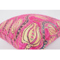 Fabric Pillow, Fabric Pillow 20x20, Mazenda Pink Water Line Tulip Pattern Turkish Jacquard Fabric Pillow, Accent Lumber Pillow Fabric Pillow, Fabric Pillow 20x20, Mazenda Pink Water Line Tulip Pattern Turkish Jacquard Fabric Pillow, Accent Lumber Pillow