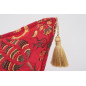 Fabric Pillow,Fabric Pillow 20x20, Red Caucasus Carnation Pattern Turkish Jacquard Fabric Pillow, Decorative Pillow, Sofa Pillow Fabric Pillow,Fabric Pillow 20x20, Red Caucasus Carnation Pattern Turkish Jacquard Fabric Pillow, Decorative Pillow, Sofa Pillow