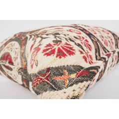 Fabric Pillow, Fabric Pillow 16x24, Beige Morocco Pattern Turkish Jacquard Fabric Pillow Cover, Chenille Fabric Bohemian Pillow