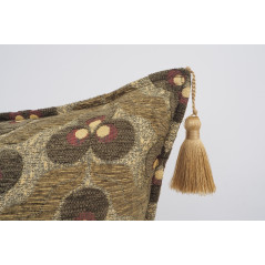 Fabric Pillow, Fabric Pillow 16x24, Moss Green Tiger Eyes Pattern Turkish Fabric Pillow Cover, Chenille Fabric, Bohemian Pillow