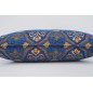 Fabric Pillow, Fabric Pillow 16x24, Navy Blue Carnation Pattern Turkish Pattern Jacquard Fabric Pillow, Bohemian Throw Pillow Fabric Pillow, Fabric Pillow 16x24, Navy Blue Carnation Pattern Turkish Pattern Jacquard Fabric Pillow, Bohemian Throw Pillow