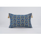 Fabric Pillow, Fabric Pillow 16x24, Navy Blue Eyes Pattern Turkish Fabric Pillow Cover, Chenille Fabric Fabric, Bohemian Pillow Fabric Pillow, Fabric Pillow 16x24, Navy Blue Eyes Pattern Turkish Fabric Pillow Cover, Chenille Fabric Fabric, Bohemian Pillow