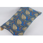 Fabric Pillow, Fabric Pillow 16x24, Navy Blue Water Line Tulip Pattern Turkish Jacquard Fabric Pillow, Chenille Fabric Pillow Fabric Pillow, Fabric Pillow 16x24, Navy Blue Water Line Tulip Pattern Turkish Jacquard Fabric Pillow, Chenille Fabric Pillow