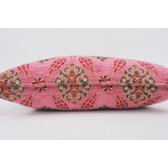 Fabric Pillow, Fabric Pillow 16x24, Pale Pink Topkapi Palace Tulip Pattern Turkish Jacquard  Fabric Pillow Cover, Throw Pillow