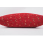 Fabric Pillow, Fabric Pillow 16x24, Red Arabian Night Pattern Turkish Fabric Pillow Cover, Chenille Fabric, Bohemian Pillow Fabric Pillow, Fabric Pillow 16x24, Red Arabian Night Pattern Turkish Fabric Pillow Cover, Chenille Fabric, Bohemian Pillow