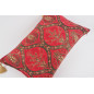 Fabric Pillow, Fabric Pillow 16x24, Red Morocco Pattern Turkish Jacquard Fabric Pillow Cover, Chenille Fabric Bohemian Pillow Fabric Pillow, Fabric Pillow 16x24, Red Morocco Pattern Turkish Jacquard Fabric Pillow Cover, Chenille Fabric Bohemian Pillow