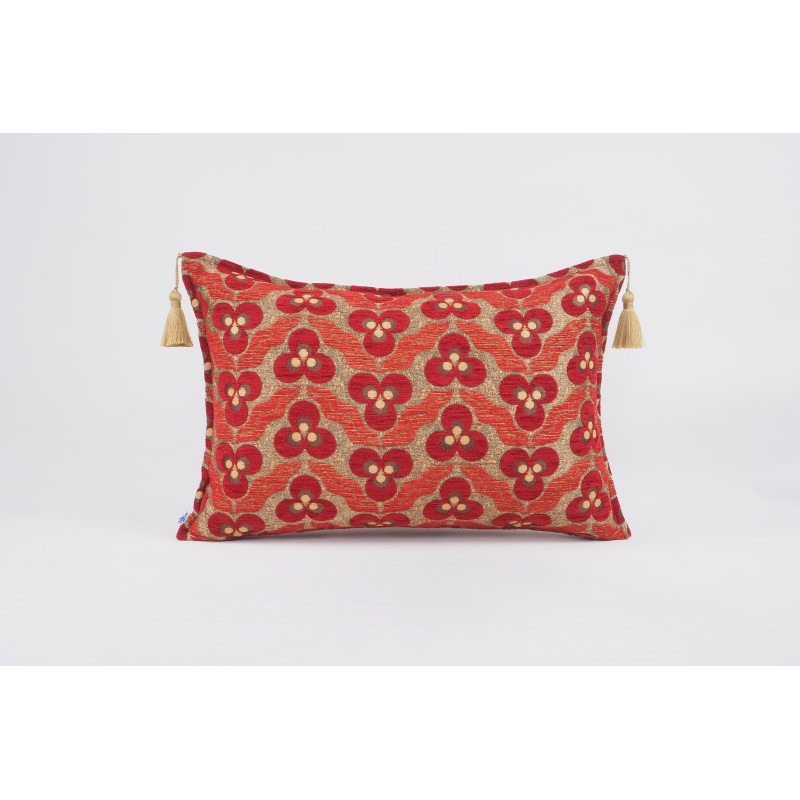 Fabric Pillow, Fabric Pillow 16x24, Red Tiger Eyes Pattern Turkish Fabric Pillow Cover, Chenille Fabric Fabric, Bohemian Pillow Fabric Pillow, Fabric Pillow 16x24, Red Tiger Eyes Pattern Turkish Fabric Pillow Cover, Chenille Fabric Fabric, Bohemian Pillow