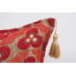 Fabric Pillow, Fabric Pillow 16x24, Red Tiger Eyes Pattern Turkish Fabric Pillow Cover, Chenille Fabric Fabric, Bohemian Pillow Fabric Pillow, Fabric Pillow 16x24, Red Tiger Eyes Pattern Turkish Fabric Pillow Cover, Chenille Fabric Fabric, Bohemian Pillow