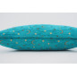 Fabric Pillow, Fabric Pillow 16x24, Turquoise Blue Arabian Night Pattern Turkish Fabric Pillow Cover, Chenille Bohemian Pillow Fabric Pillow, Fabric Pillow 16x24, Turquoise Blue Arabian Night Pattern Turkish Fabric Pillow Cover, Chenille Bohemian Pillow