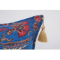 Fabric Pillow, Fabric Pillow 16x24,Navy Blue Caucasus Carnation Pattern Turkish Fabric Pillow, Decorative Pillow,Bohemian Pillow Fabric Pillow, Fabric Pillow 16x24,Navy Blue Caucasus Carnation Pattern Turkish Fabric Pillow, Decorative Pillow,Bohemian Pillow