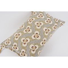 Fabric Pillow,Fabric Pillow 16x24,Beige Tiger Eyes Pattern Turkish Jacquard Fabric Pillow Cover,Chenille Fabric Bohemian Pillow