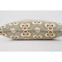 Fabric Pillow,Fabric Pillow 16x24,Beige Tiger Eyes Pattern Turkish Jacquard Fabric Pillow Cover,Chenille Fabric Bohemian Pillow