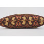 Fabric Pillow,Fabric Pillow 16x24,Brown Carnation Pattern Turkish Pattern Jacquard Fabric Pillow,Bohemian Pillow,Throw Pillow