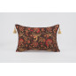 Fabric Pillow,Fabric Pillow 16x24,Brown Caucasus Carnation Pattern Turkish Jacquard Fabric Pillow, Decorative Bohemian Pillow Fabric Pillow,Fabric Pillow 16x24,Brown Caucasus Carnation Pattern Turkish Jacquard Fabric Pillow, Decorative Bohemian Pillow