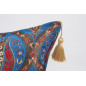 Fabric Pillow,Fabric Pillow 16x24,Navy Blue Morocco Pattern Turkish Jacquard Fabric Pillow Cover,Chenille Fabric Bohemian Pillow Fabric Pillow,Fabric Pillow 16x24,Navy Blue Morocco Pattern Turkish Jacquard Fabric Pillow Cover,Chenille Fabric Bohemian Pillow