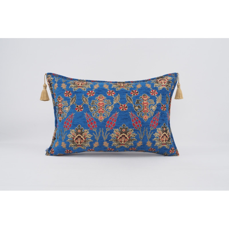 Fabric Pillow,Fabric Pillow 16x24,Navy Blue Topkapi Palace Tulip Pattern Turkish Jacquard Fabric Pillow Cover,Throw Pillow Case Fabric Pillow,Fabric Pillow 16x24,Navy Blue Topkapi Palace Tulip Pattern Turkish Jacquard Fabric Pillow Cover,Throw Pillow Case