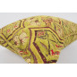 Fabric Pillow,Fabric Pillow 16x24,Pistachio Green Carnation Pattern Turkish Pattern Jacquard Fabric Pillow,Bohemian Throw Pillow