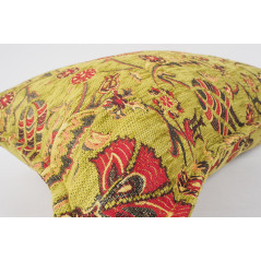 Fabric Pillow,Fabric Pillow 16x24,Pistachio Green Caucasus Carnation Pattern Turkish Fabric Pillow, Decorative Bohemian Pillow