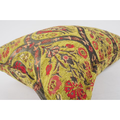 Fabric Pillow,Fabric Pillow 16x24,Pistachio Green Morocco Pattern Turkish Jacquard Fabric Pillow Cover,Chenille Bohemian Pillow