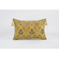 Fabric Pillow,Fabric Pillow 16x24,Pistachio Green Topkapi Palace Tulip Pattern Turkish Jacquard Fabric Pillow,Throw Sofa Pillow