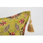 Fabric Pillow,Fabric Pillow 16x24,Pistachio Green Topkapi Palace Tulip Pattern Turkish Jacquard Fabric Pillow,Throw Sofa Pillow
