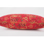 Fabric Pillow,Fabric Pillow 16x24,Red Caucasus Carnation Pattern Turkish Jacquard Fabric Pillow Cover,Decorative Bohemian Pillow Fabric Pillow,Fabric Pillow 16x24,Red Caucasus Carnation Pattern Turkish Jacquard Fabric Pillow Cover,Decorative Bohemian Pillow