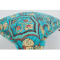 Fabric Pillow,Fabric Pillow 16x24,Turquoise Blue Carnation Pattern Turkish Pattern Jacquard Fabric Pillow,Bohemian Throw Pillow Fabric Pillow,Fabric Pillow 16x24,Turquoise Blue Carnation Pattern Turkish Pattern Jacquard Fabric Pillow,Bohemian Throw Pillow