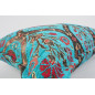 Fabric Pillow,Fabric Pillow 16x24,Turquoise Blue Morocco Pattern Turkish Jacquard Fabric Pillow Cover,Chenille Bohemian Pillow Fabric Pillow,Fabric Pillow 16x24,Turquoise Blue Morocco Pattern Turkish Jacquard Fabric Pillow Cover,Chenille Bohemian Pillow